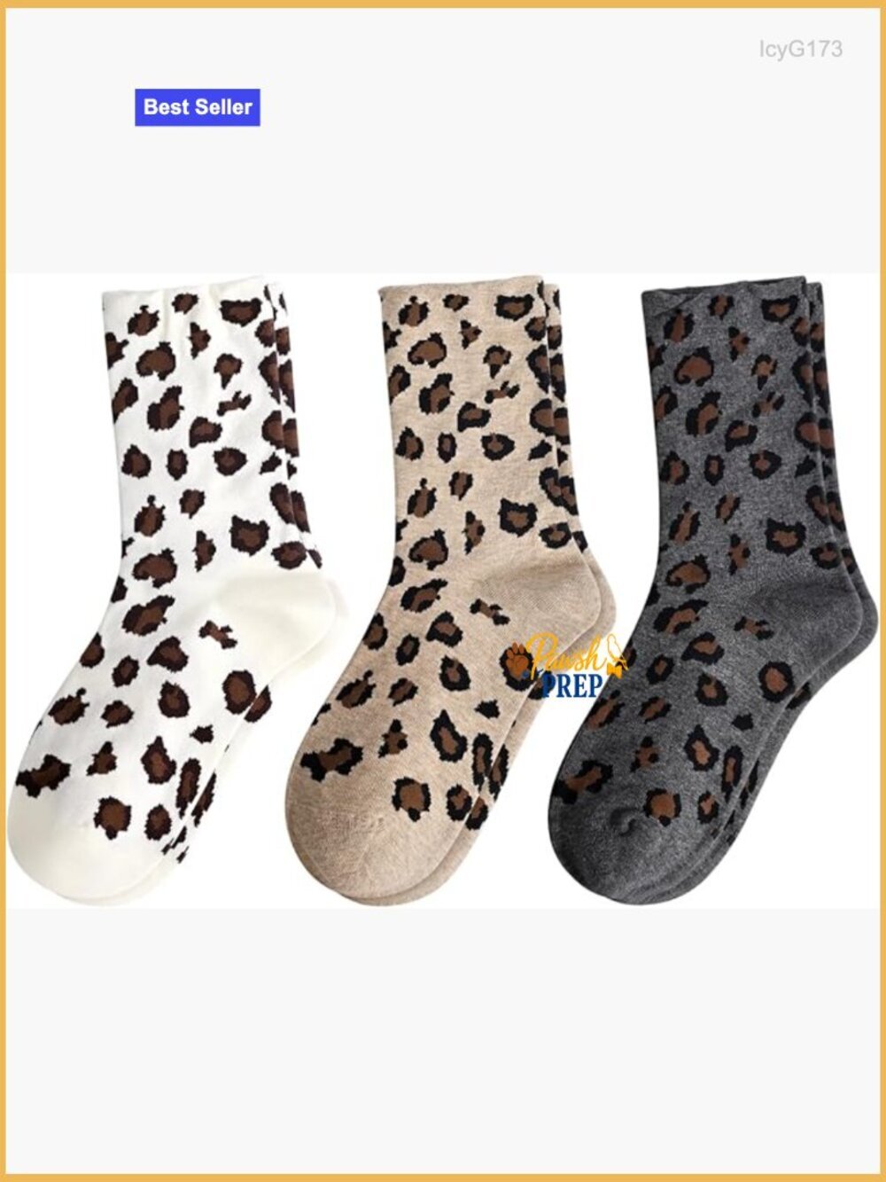 Novelty Cotton Crew Socks Set 3 Pack
